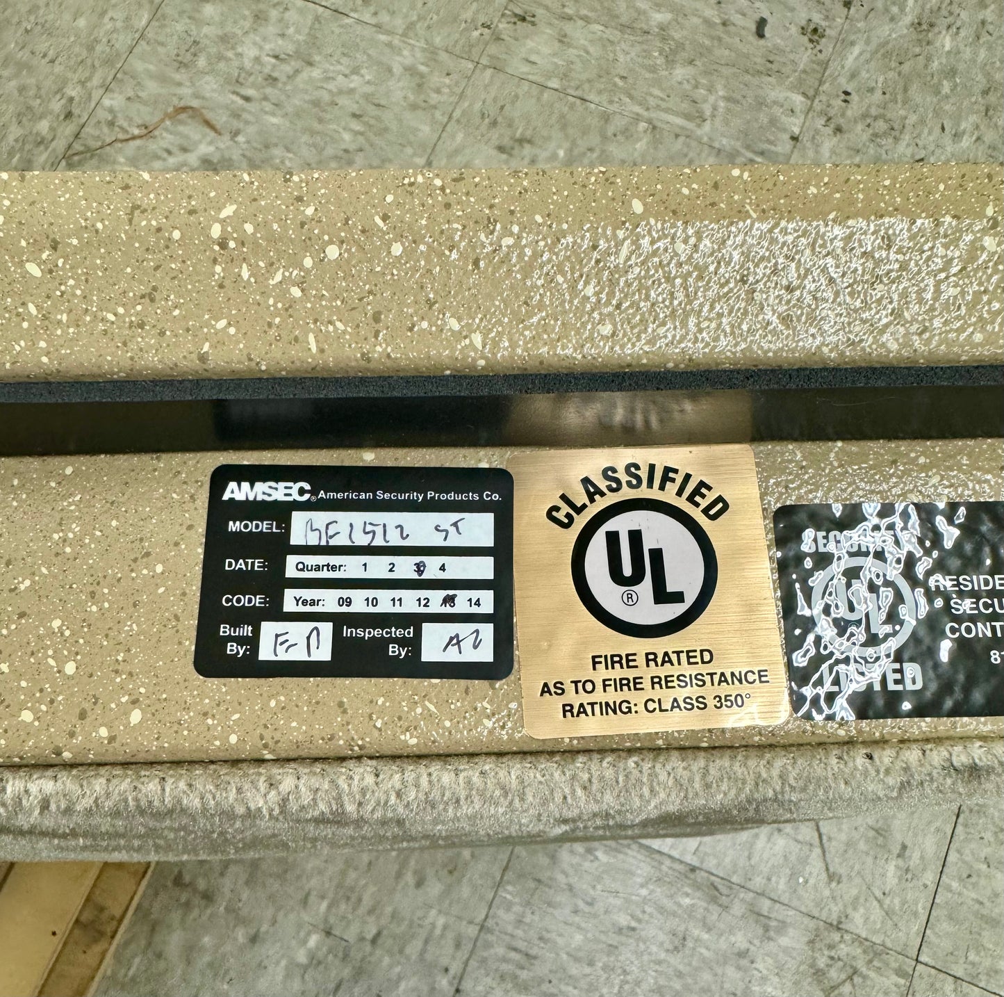 AMSEC BF1512 American Security Burglary and Fire Safe - California Safe & Lock