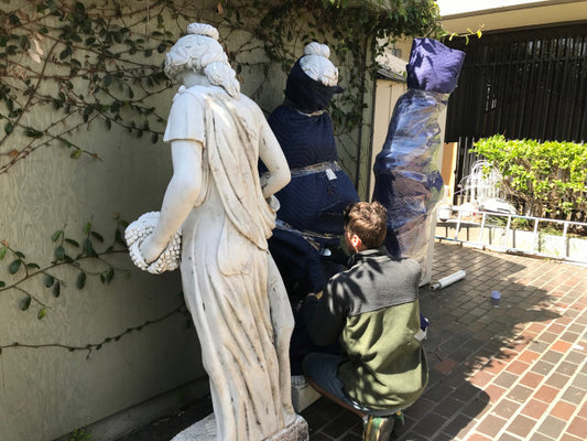 Moving marble statues 1200lbs