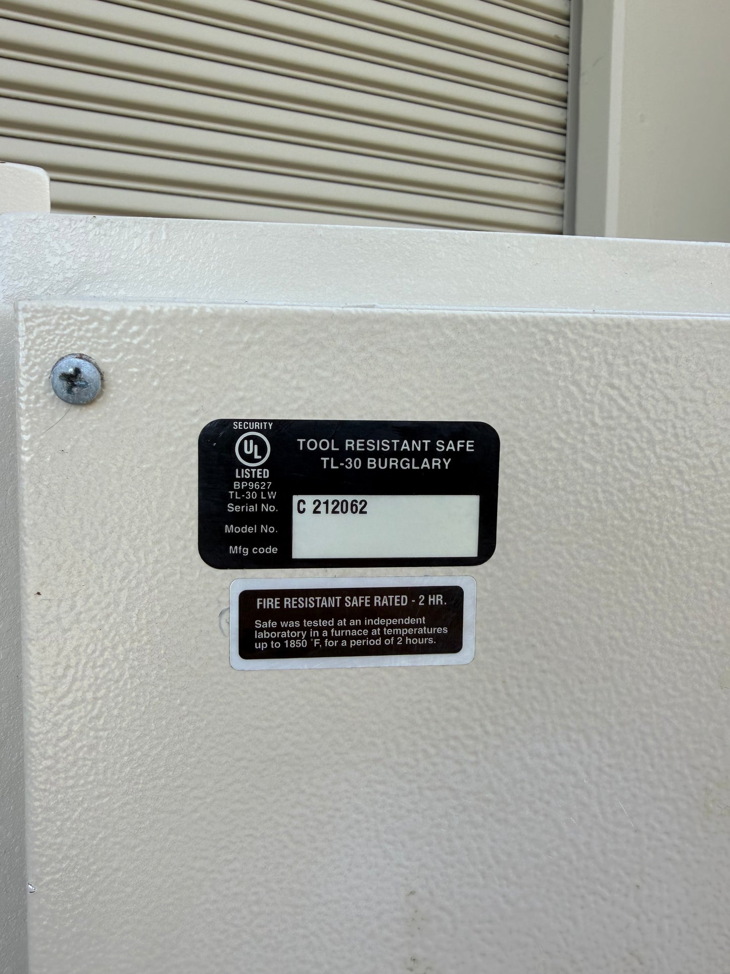 Fortress TL-30 High Security